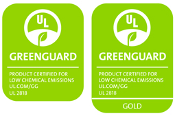 Greenguard Gold certificaat voor barcode stickers